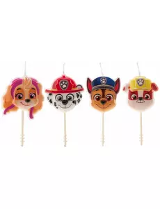 4 narozeninové svíčky Paw Patrol