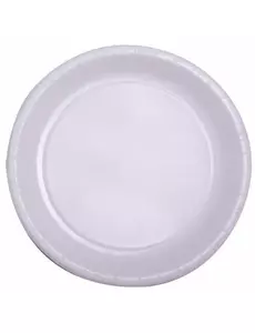 50 bílých kartonových talířů 22 cm