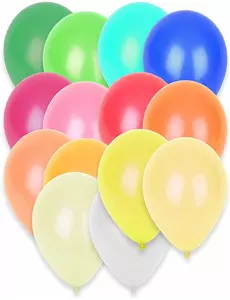 50 vícebarevných balónků 30 cm