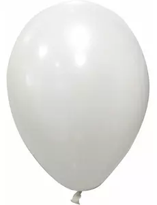 50 bílých balónků 30 cm