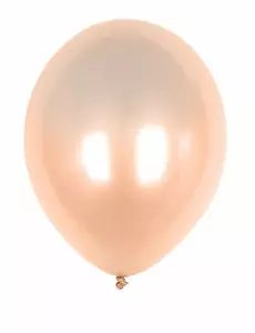 50 metalických broskvových balónků 30 cm