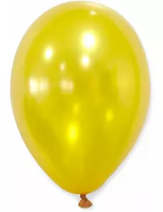50 metalických zlatých balónků 30 cm