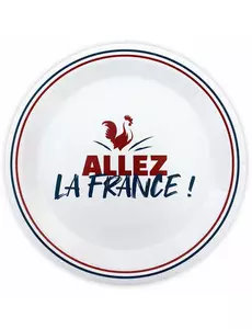 6 talířů Allez la France 23 cm