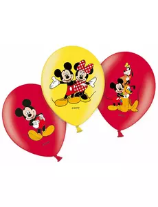 6 latexových balónků Mickey