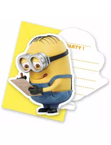 6 roztomilých pozvánek Minions s obálkami