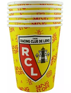 6× kartonové kelímky RC Lens 25 cl