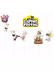 Zápichy na dort Raving Rabbids
