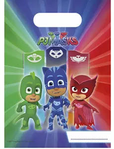 6 dárkových taštiček PJ Masks 16 x 23 cm