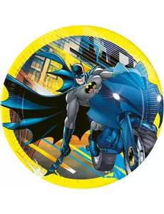 8 papírových talířů Batman 23 cm