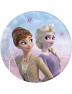 8 papírových talířů Frozen 20 cm