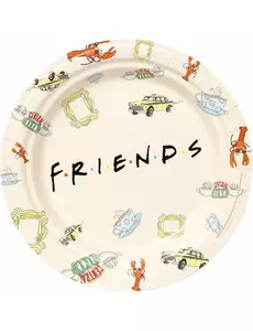 8 Friends papírových talířů 23 cm