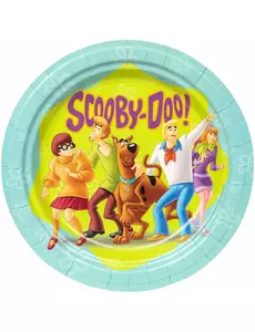 8 Scooby-Doo papírových talířů 23 cm