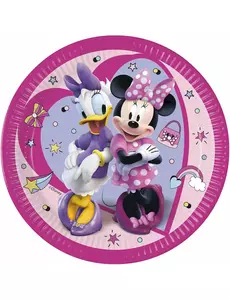 8 papírových talířů Minnie Junior 23 cm