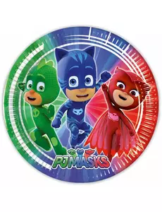8 papírových talířů PJ Masks 23 cm