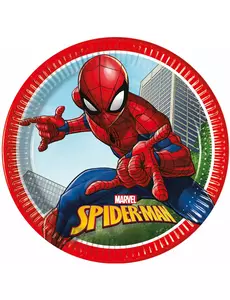Papírové talíře Spiderman Fighter 23 cm