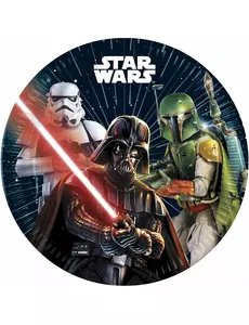 8 papírových talířů Star Wars Galaxy 23 cm