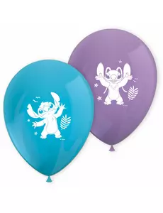 8 latexových balónků Stitch