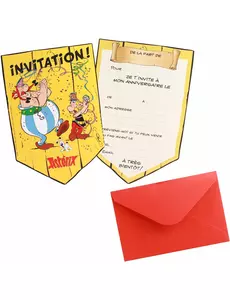 8 pozvánek Asterix