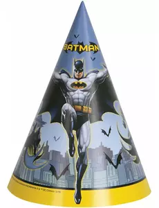 6 party kloboučků Batman