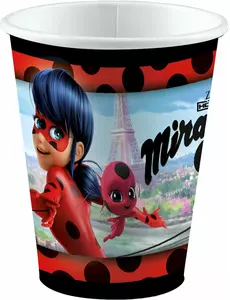 8 kartonových kelímků Ladybug in Paris 250 ml