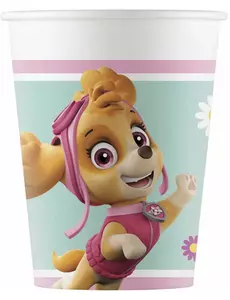 8 kartonových kelímků Paw Patrol Skye and Everest 200 ml