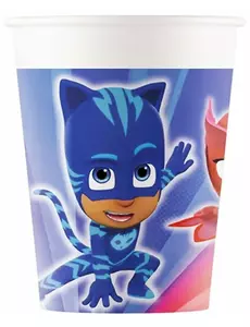 8 kartonových kelímků PJ Masks 200 ml