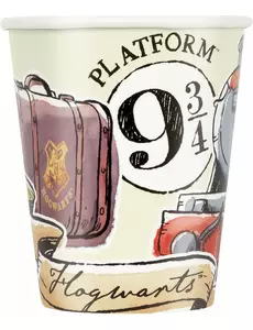 8 papírových kelímků Harry Potter 270 ml
