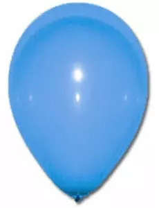 100 modrých balónků 27 cm