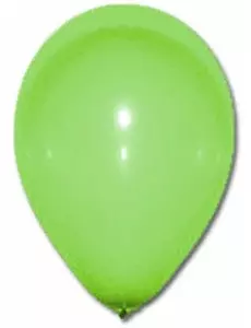 100 zelených balónků 27 cm