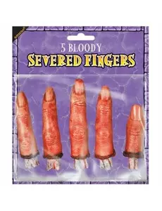 5 halloweenských falešných prstů