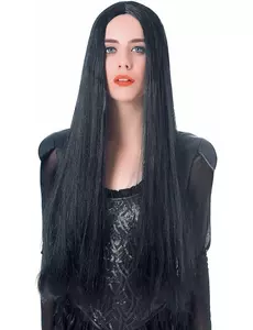 Velmi dlouhá černá paruka pro ženy - 75cm