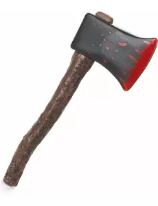 Malá krvavá plastová sekera Halloween