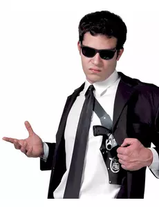 Plastové pouzdro na revolver FBI pro dospělé