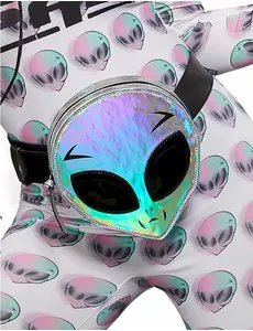 Holografická ledvinka s hlavou mimozemšťana