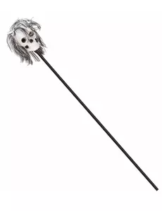 Voodoo žezlo s hlavou 120 cm