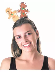 Vánoční perníková čelenka pro dospělé
