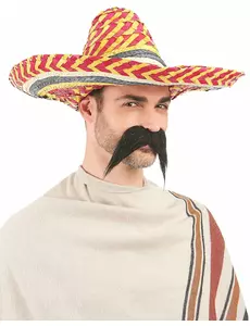Vícebarevné mexické sombrero pro dospělé