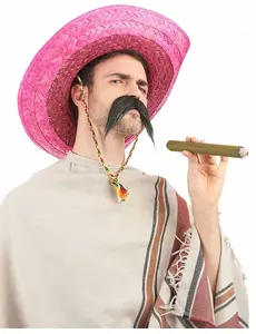 Růžové mexické sombrero pro dospělé