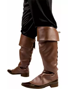 Hnědé návleky na boty pro dospělé