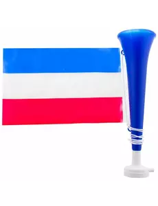 Fotbalová trumpeta s francouzskou vlajkou