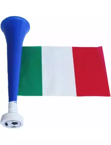 Fotbalová trumpeta s italskou vlajkou