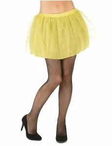 Žluté tutu s neprůhlednou spodničkou pro ženy