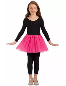 Růžové saténové tutu pro dívky
