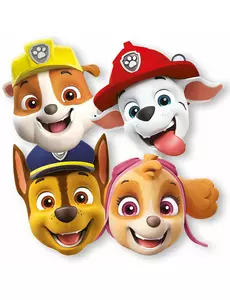 8 papírových masek Paw Patrol