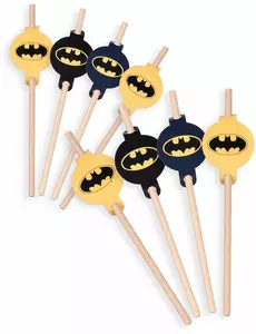 8 kartonových medailonových brček Batman 20cm