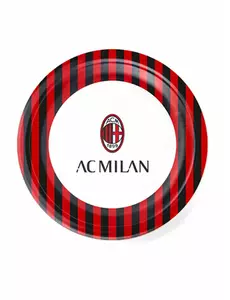 8 malých papírových talířů AC Milan 18 cm