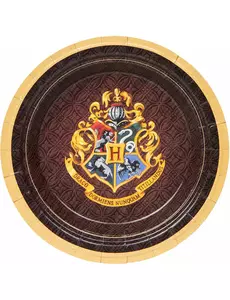 8 malých papírových talířů Harry Potter 18 cm