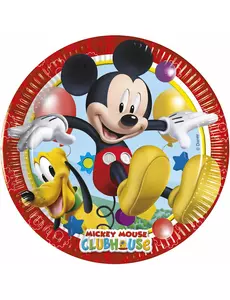8 malých papírových talířů Mickey Mouse 20 cm