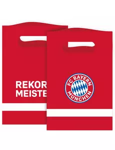8 dárkových tašek FC Bayern Mnichov 15 x 23 cm