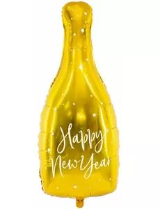 Hliníkový balónek Happy New Year 32x82 cm